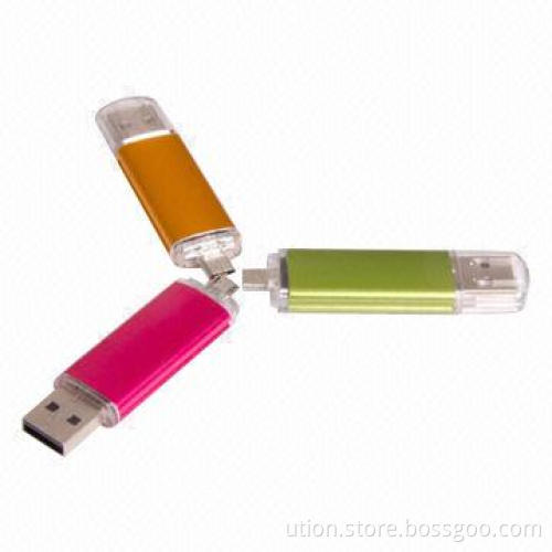 OTG Function Classic USB Flash Drive, 1 to 32GB, for Smartphone Use, Free Sample